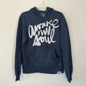 Walk in love “awake my soul” blue hoodie